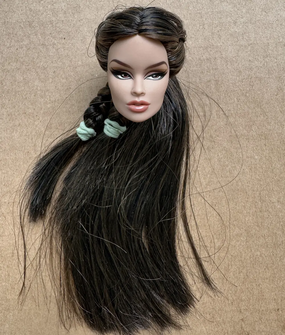 FR Vanessa Vintage 1/6 Doll Heads Princess Super Model Female Doll Heads Good Makeup Quality Doll Head DIY Accessories
