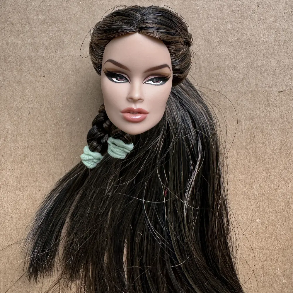 FR Vanessa Vintage 1/6 Doll Heads Princess Super Model Female Doll Heads Good Makeup Quality Doll Head DIY Accessories