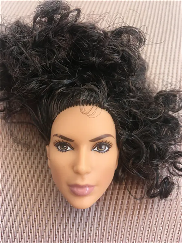 1/6 Doll Toy Head Princess Doll Parts Girl DIY Dressing Hair Toys Kids Makeup DIY Toy Girl Gift Rare Collection Doll Accessories