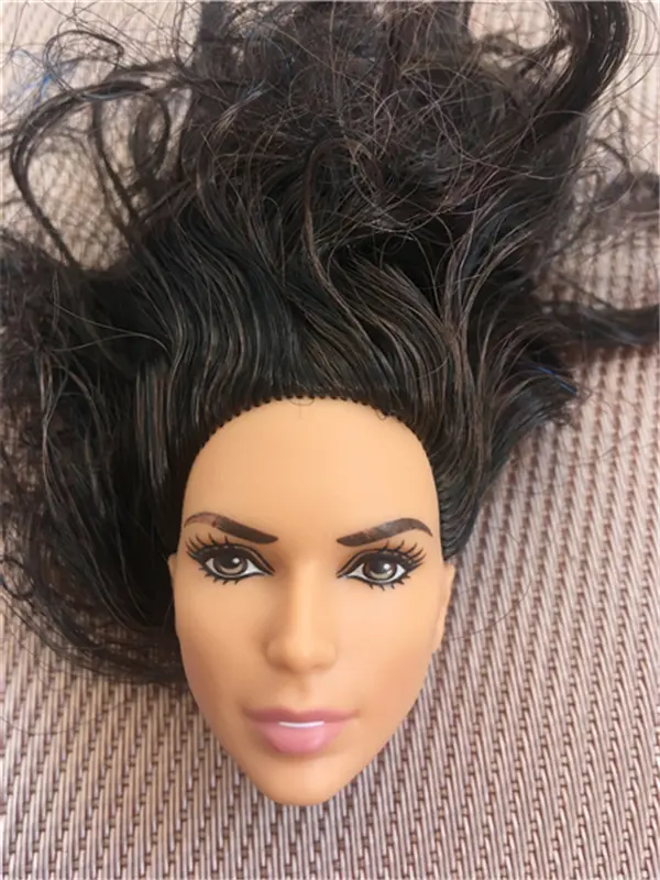 1/6 Doll Toy Head Princess Doll Parts Girl DIY Dressing Hair Toys Kids Makeup DIY Toy Girl Gift Rare Collection Doll Accessories
