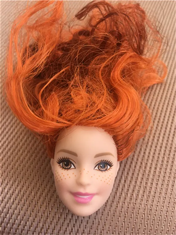 1/6 Doll Toy Head Princess Doll Parts Girl DIY Dressing Hair Toys Kids Makeup DIY Toy Girl Gift Rare Collection Doll Accessories
