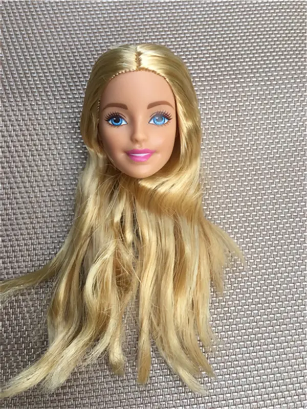1/6 Doll Toy Head Princess Doll Parts Girl DIY Dressing Hair Toys Kids Makeup DIY Toy Girl Gift Rare Collection Doll Accessories