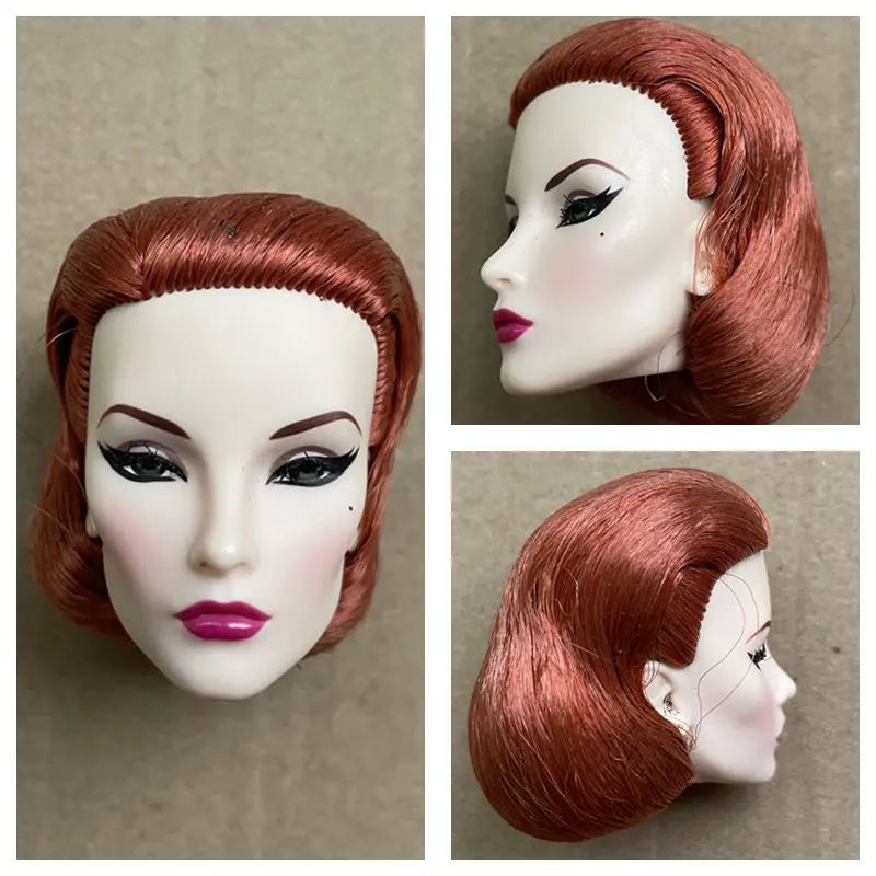 Collection Rare Doll Head 1/6 FR Doll Heads Pepburn Makeup Head Quality Doll Head Girl Dressing DIY Toy Parts
