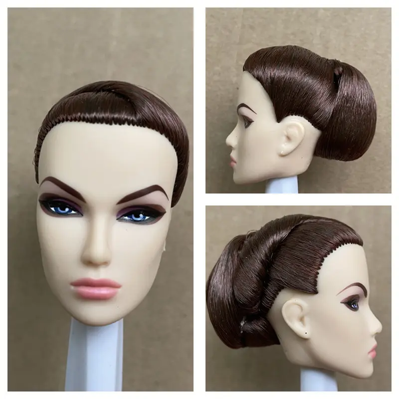 Collection Rare Doll Head 1/6 FR Doll Heads Pepburn Makeup Head Quality Doll Head Girl Dressing DIY Toy Parts