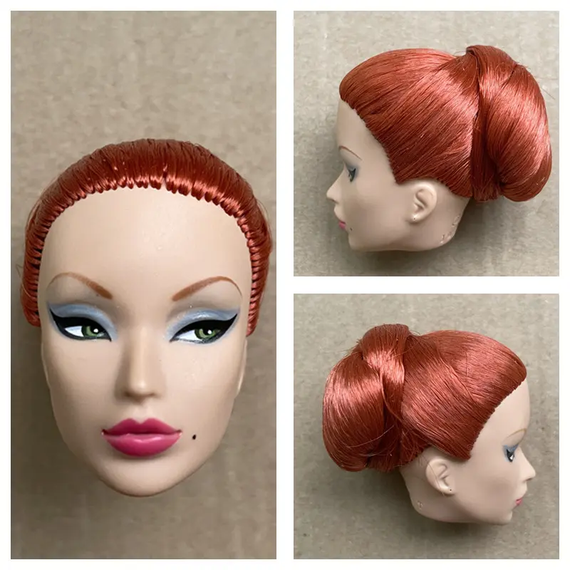 Collection Rare Doll Head 1/6 FR Doll Heads Pepburn Makeup Head Quality Doll Head Girl Dressing DIY Toy Parts