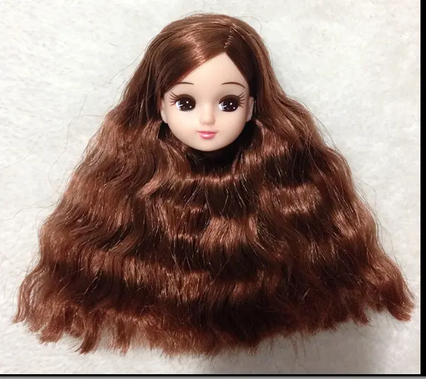 Rare Limited Edition Licca Doll Toy Head Original Cartoon Doll Head Girl DIY Dressing Hair Toys Collection Cute Doll Head