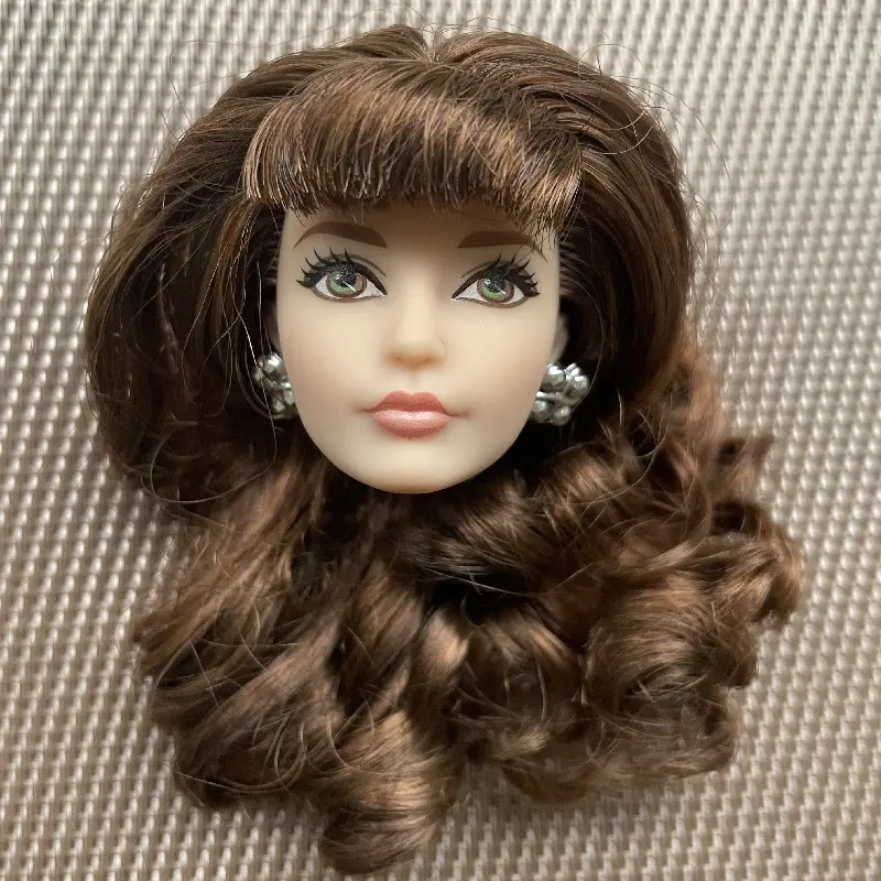 Karl PP Heads Super white MIZI Head With Rooted Hair Princess Dracula Bride Cindy Blank Face Doll Heads DIY 1/6 Doll Accessories