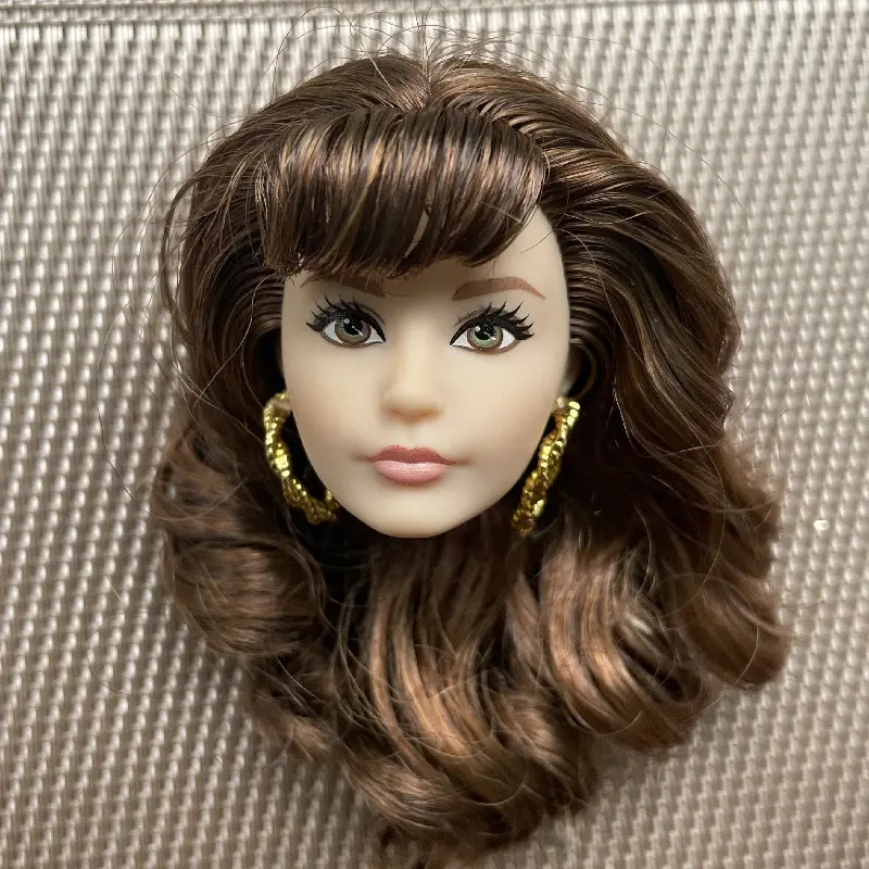 Karl PP Heads Super white MIZI Head With Rooted Hair Princess Dracula Bride Cindy Blank Face Doll Heads DIY 1/6 Doll Accessories