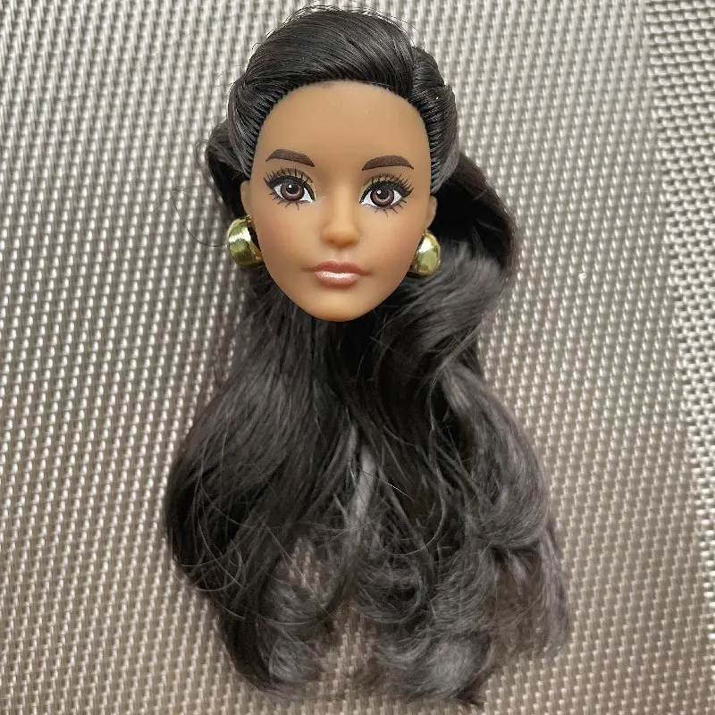 Karl PP Heads Super white MIZI Head With Rooted Hair Princess Dracula Bride Cindy Blank Face Doll Heads DIY 1/6 Doll Accessories