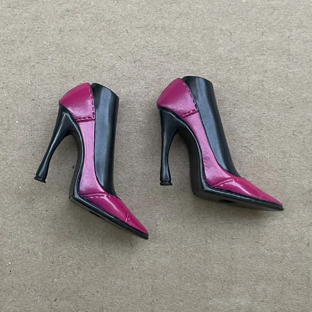 Original Joint Movable Bodies Shoes High Heels Colorful Shoes Boys Girls Sexy Big Month Doll Heads DIY Accessories