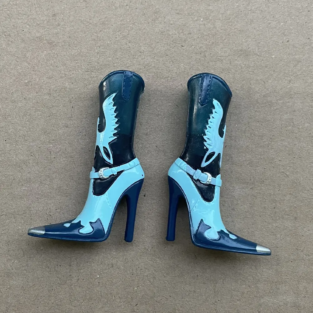 Original Joint Movable Bodies Shoes High Heels Colorful Shoes Boys Girls Sexy Big Month Doll Heads DIY Accessories
