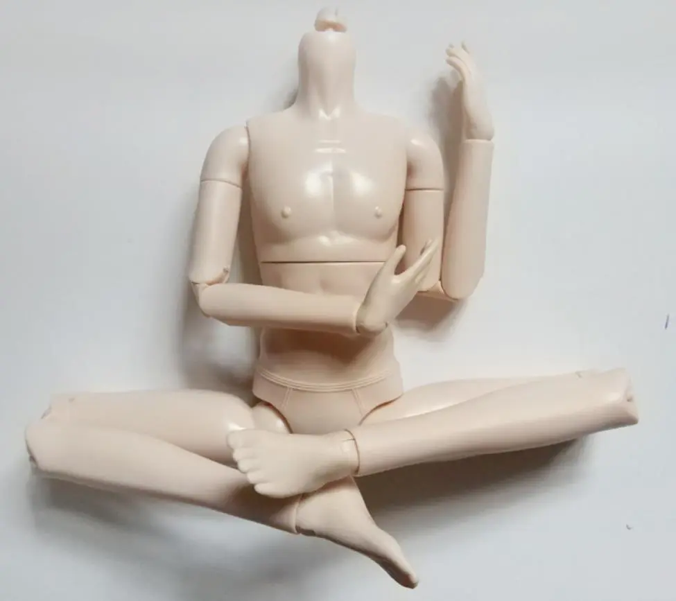 Collection Rare Doll Head Vintage Doll Quality Joints Movable Body Chinese Brand Male Female Bodies for Girls Dressing DIY Parts