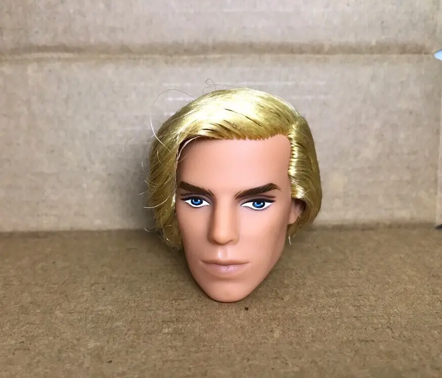 Rare Limited Collection Fashion Loyalty Doll Head Leon Pierre Devries FR Doll Accessories DIY Dressing Boy Prince Toy Doll Heads