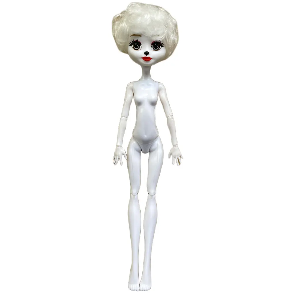 Rare Collection Monster Doll Head Good Makeup Doll Head Girl Dressing DIY Toy Parts Children Birthday Christmas Gift Party Favor