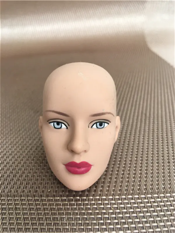 Original  Toner IT Doll Bald Head DIY Painting Toys Makeup Learning and Hair DIY Planting Doll Heads Big Size Head Fashion Dolls