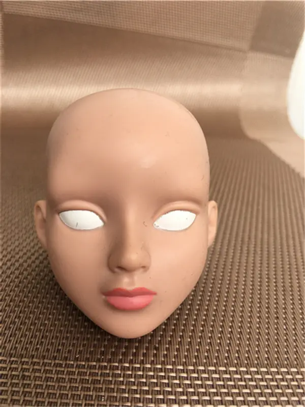 Original  Toner IT Doll Bald Head DIY Painting Toys Makeup Learning and Hair DIY Planting Doll Heads Big Size Head Fashion Dolls