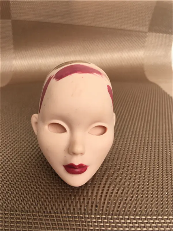 Original  Toner IT Doll Bald Head DIY Painting Toys Makeup Learning and Hair DIY Planting Doll Heads Big Size Head Fashion Dolls