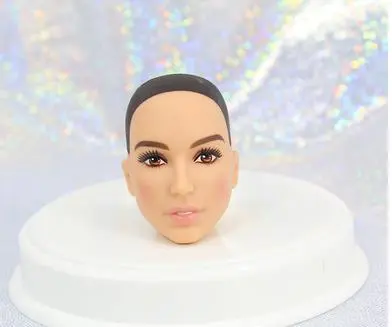 Men Heros Rare Doll Head No Hair Good Makeup Doll Bald Head Toys Parts Kids Playing House DIY Toy Ken Prince Boy Doll Heads