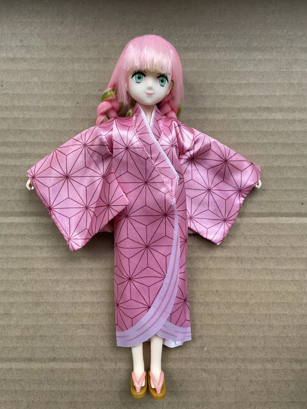 New Anime Figure Doll Blyth Licca Head Plant Hair Braid BOBO Blue Hair Toy Cartoon Doll Girls DIY Dressing Hair Toys Collections