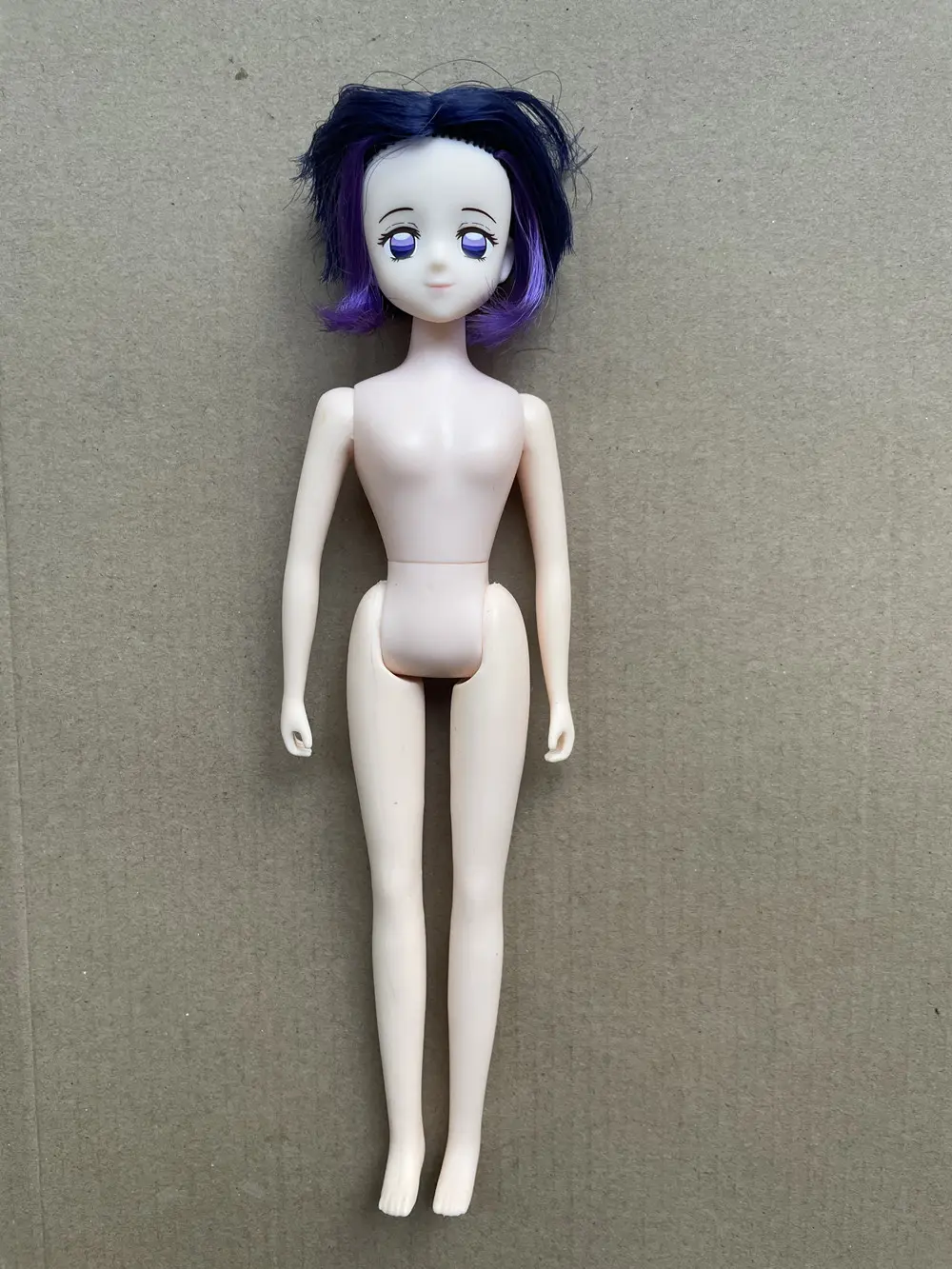 New Anime Figure Doll Blyth Licca Head Plant Hair Braid BOBO Blue Hair Toy Cartoon Doll Girls DIY Dressing Hair Toys Collections