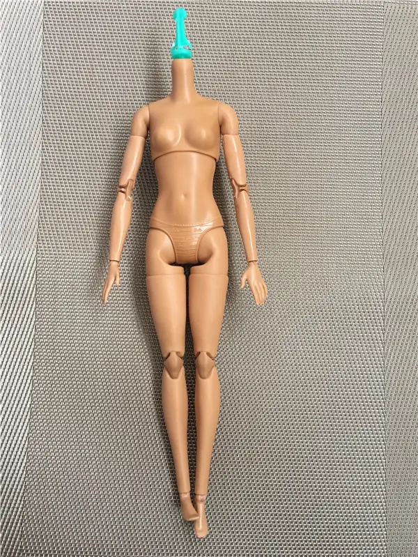 Female Doll Brown Body Toy Original 22 Joints Movable Doll Toy Gift Doll Accessories Kids Christmas Gifts Princess Doll Body