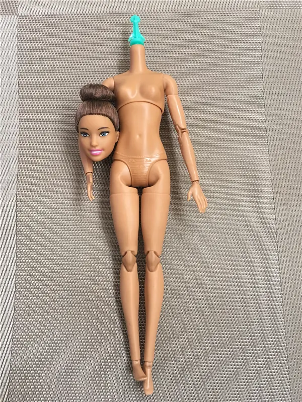 Female Doll Brown Body Toy Original 22 Joints Movable Doll Toy Gift Doll Accessories Kids Christmas Gifts Princess Doll Body