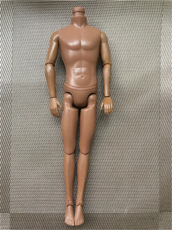 Simba Male Body Original Doll Yoga Body White Black Brown Beige Color 1/6 Girl Doll Princess Prince Doll Body