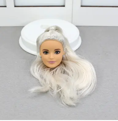 Rare Global Limited Edition Doll Toy Head Princess Fashion Red Lips Doll Head Girl DIY Dressing Hair Toys Favorite Collection