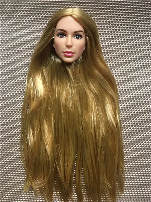 New Arrival Rare Collection Doll Head Princess Fashion White Hair Princess Head Girl DIY Dressing Hair Toys Favorite Collection