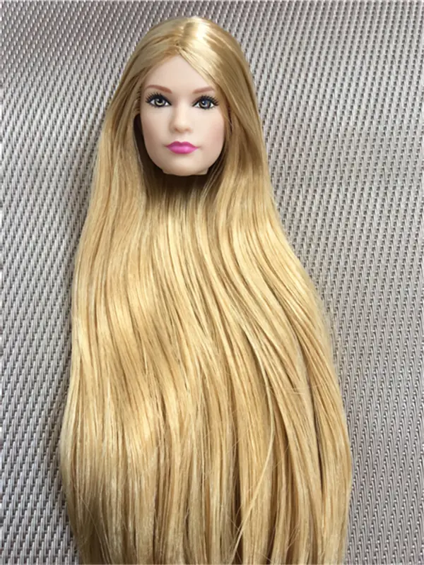 New Arrival Rare Collection Doll Head Princess Fashion White Hair Princess Head Girl DIY Dressing Hair Toys Favorite Collection