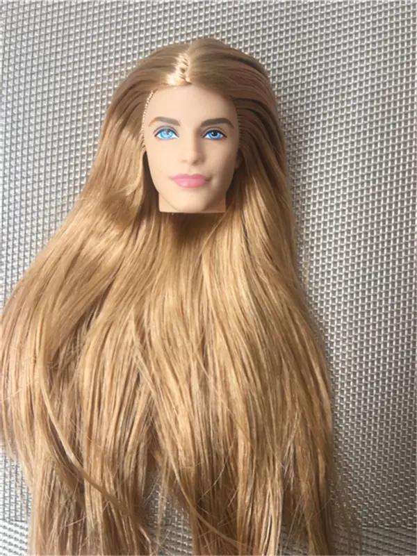 Rare Global Limited Coleection Doll Head Prince Ken Heads Korean Idol Potter Ron Malfoy Boy Head DIY Dressing Hair Toys