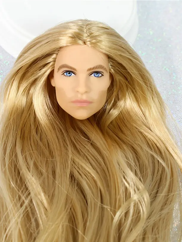 Rare Global Limited Coleection Doll Head Prince Ken Heads Korean Idol Potter Ron Malfoy Boy Head DIY Dressing Hair Toys