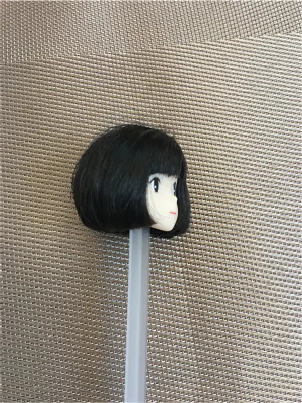 Rare Limited Edition Kiki Head Licca Doll Toy Head Cartoon Doll Head Girls Boys DIY Dressing Hair Toys Collection Cute Doll Head