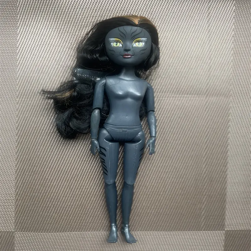 Original Doll Joints Movable Body White Gray Black Green Blue Doll Parts Cat Doll Heads White Black Yellow Skin Doll Heads