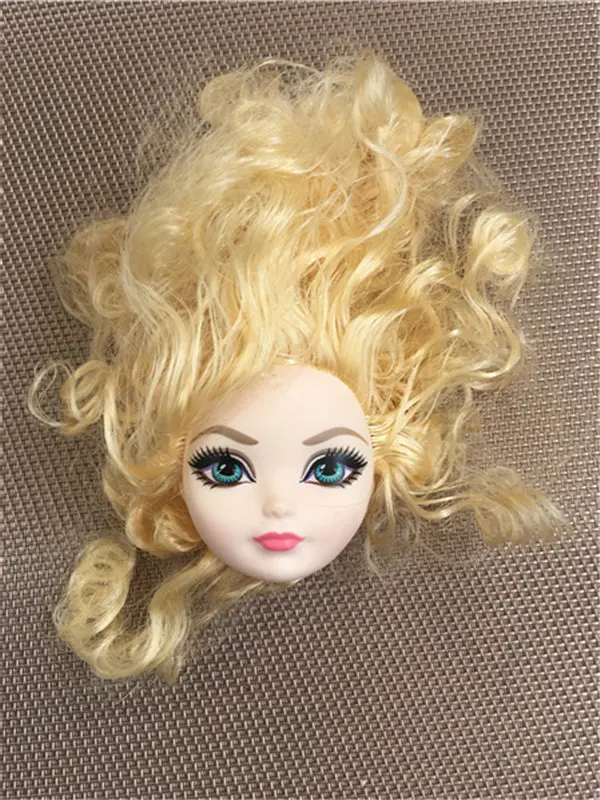 Rare Collection Monsters Doll Head Good Makeup Doll Head Girl Dressing DIY Toy Parts Children Christmas Gift Party Favor