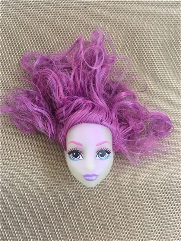 Rare Collection Monsters Doll Head Good Makeup Doll Head Girl Dressing DIY Toy Parts Children Christmas Gift Party Favor