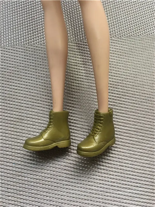 Doll Shoes High Heels Slope Heel Martin Boots Slipper Fashion Shoes for 1/6 FR/PP Doll DIY Doll Parts