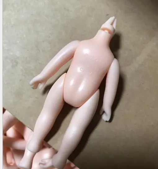 9cm Original Doll DIY Body for Little Licca Movable Nude Naked Doll Body For girl Doll House Children Gifts