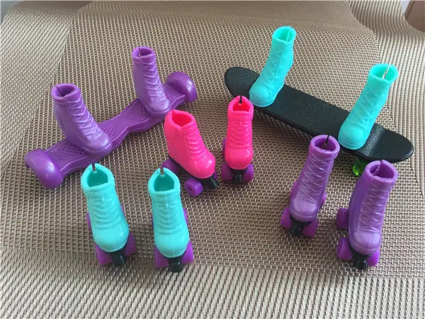 Wild Hearts Crew  Doll Shoes Ice Skates Skateboard Girl Dressing DIY Doll Accessories Children Christmas Gift Party Favor