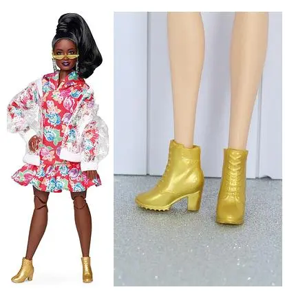 Original Doll Lady Shoes for Princess Fashion Female Doll Casual Shoes Boots Dolls Accessories High Heels Solid Doll Shoes