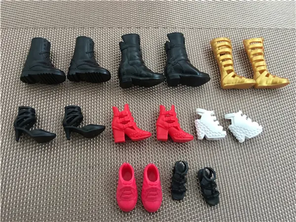 New Original Princess Doll Shoes for 1/6 BABI/FR/IT Dolls Fashion Female Doll High-heels Casual Shoes Boots Dolls Accessories