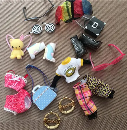 Original Big Sister Doll Accessories Girl Dolls Bags Glasses Boots Clothes DIY Dressing Toy Parts