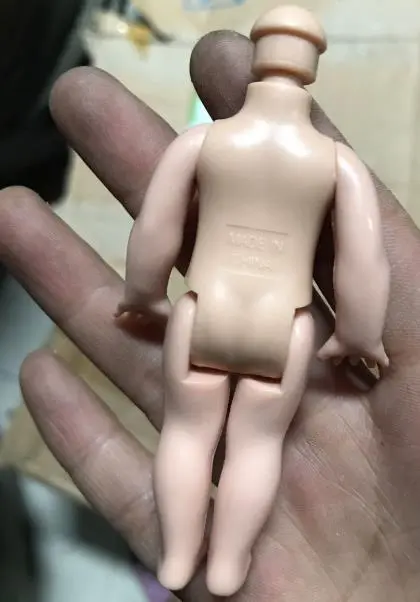 10cm 3 inch Original Doll DIY Body for Little Kelly Movable Nude Naked Doll Body For girl Doll House Children Gifts