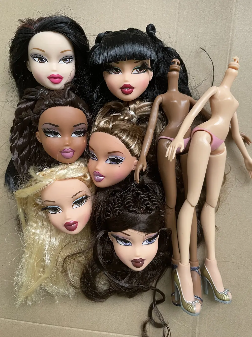 New Vintage Rare Limited Collection 1/6 Heads Big Mouth Movable Joints Body Antique Doll Accessories Girls DIY Dressing Gifts