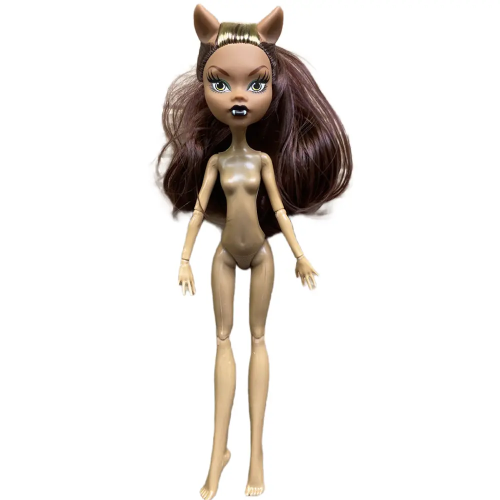 Black Catwalk Zombie Doll With Eyelashes Monster Dolls Draculaura/Wolf/ Frankie Stein / Black Spider Movable Body Girls Toys