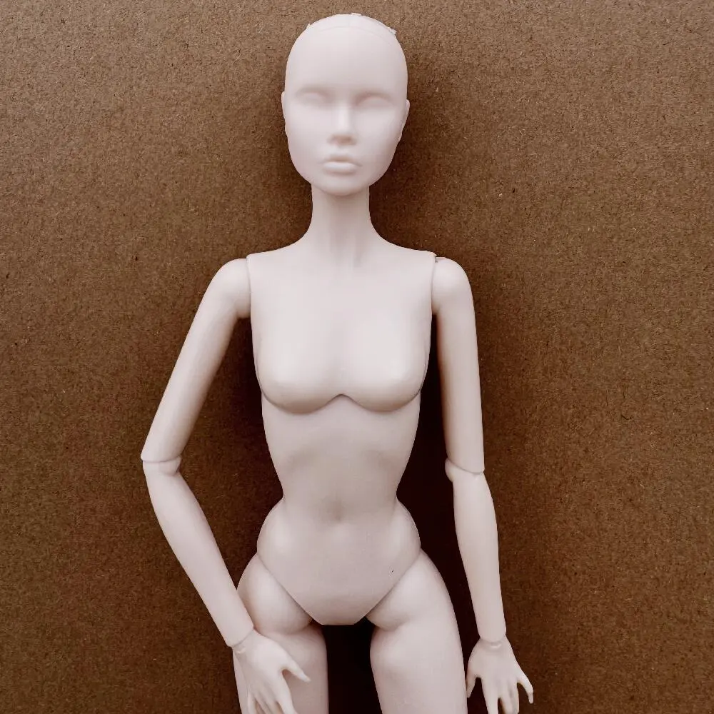 NEW PP Face Mold Blank Bald Head Make Up Practice Doll 1/6 Doll Figure 30cm Doll