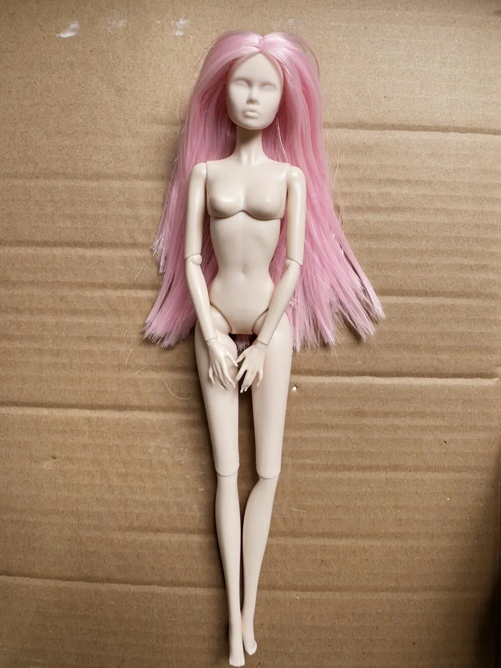 NEW PP Face Mold Blank Bald Head Make Up Practice Doll 1/6 Doll Figure 30cm Doll