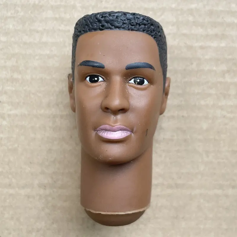 1/6 Soldier Head Sculpt Celebrity Rare Limited Collection Doll Heads Prince Doll Practice Make Up Bald Head DIY Toys