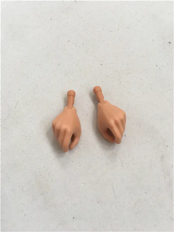 Original Doll Replacement Hands Feets for Babi Doll Multi-Joints Yoga Body Male Female Doll Accessories White Brown Black Color