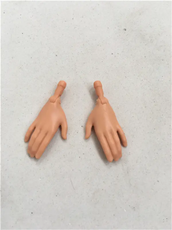 Original Doll Replacement Hands Feets for Babi Doll Multi-Joints Yoga Body Male Female Doll Accessories White Brown Black Color